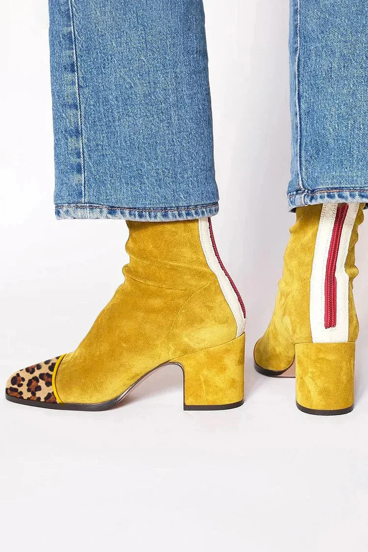 Hylena - Bottes à bout carré