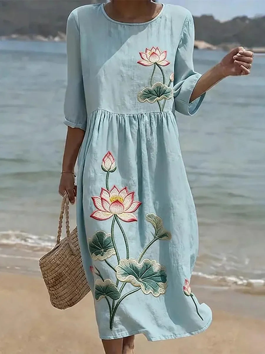 Vanessa - Robe florale élégante