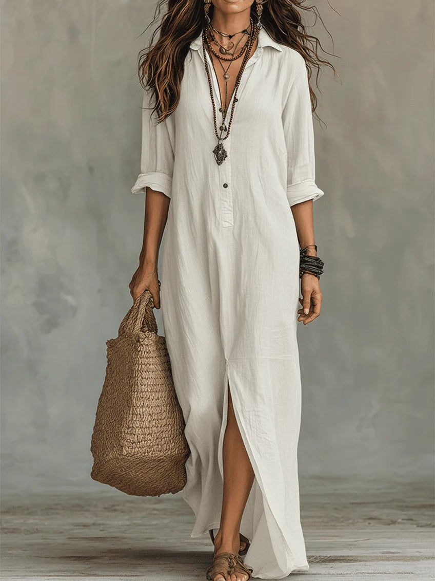 WILLOW - Robe Maxi Fluide