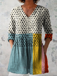 Valerie - Chemise Longue Col en V