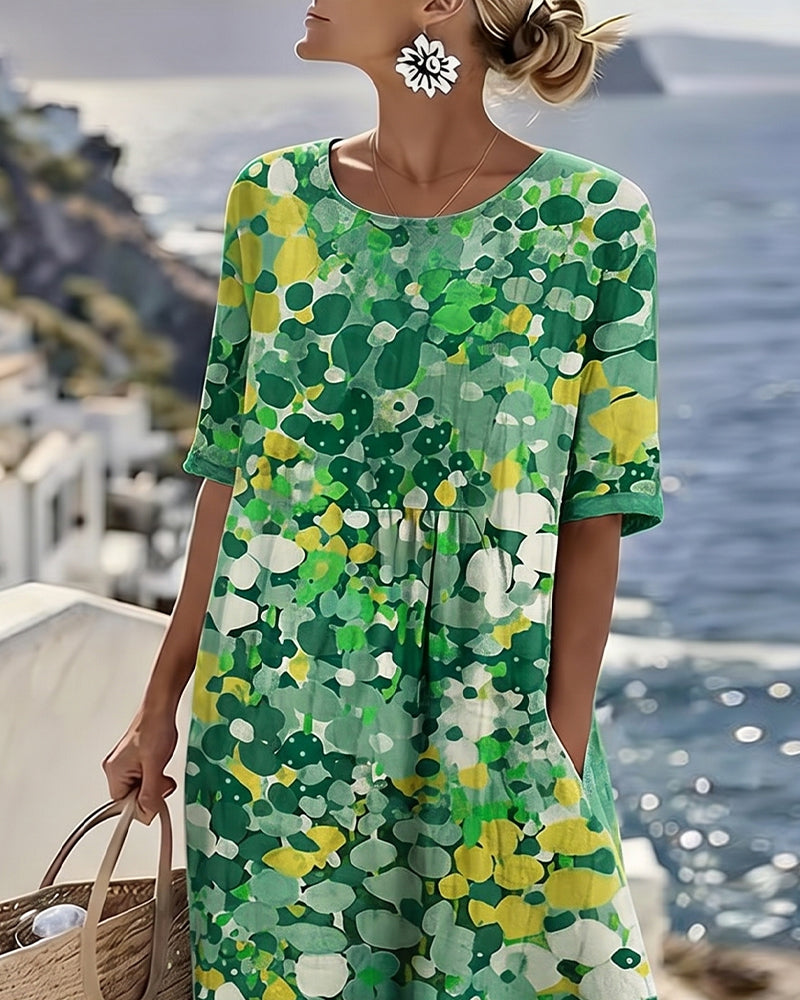 ELENA - Robe Fleurie d'été