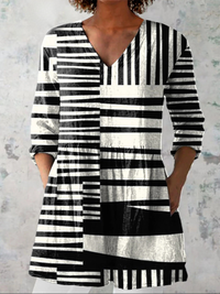 Sophie - Chemise Longue Col en V