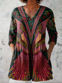 Manon - Chemise Longue Col en V
