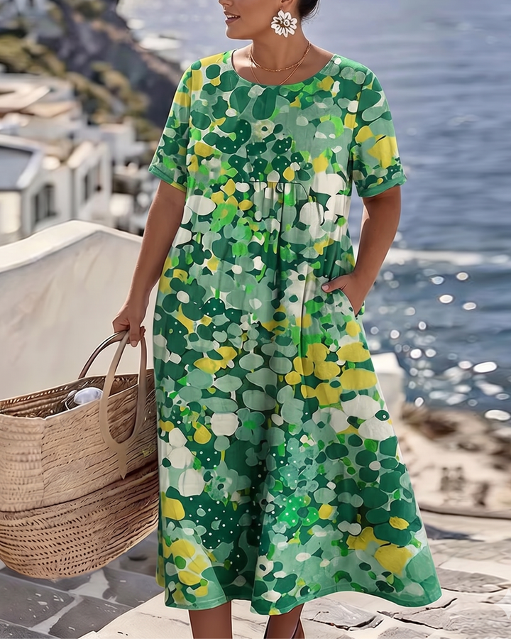 ELENA - Robe Fleurie d'été