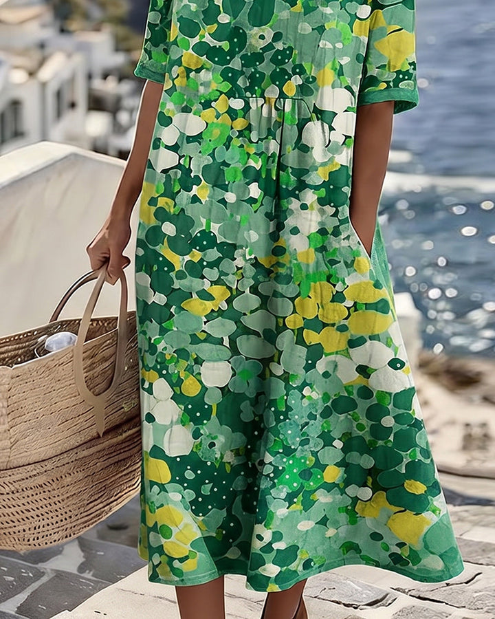 ELENA - Robe Fleurie d'été
