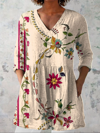 Clara - Chemise Longue Col en V