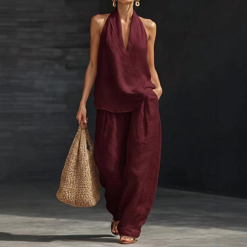 AMY - Ensemble Bohème Chic 2 Pièces