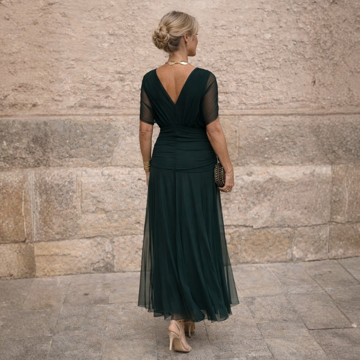Mikaela - Robe Maxi Épaules Dénudées