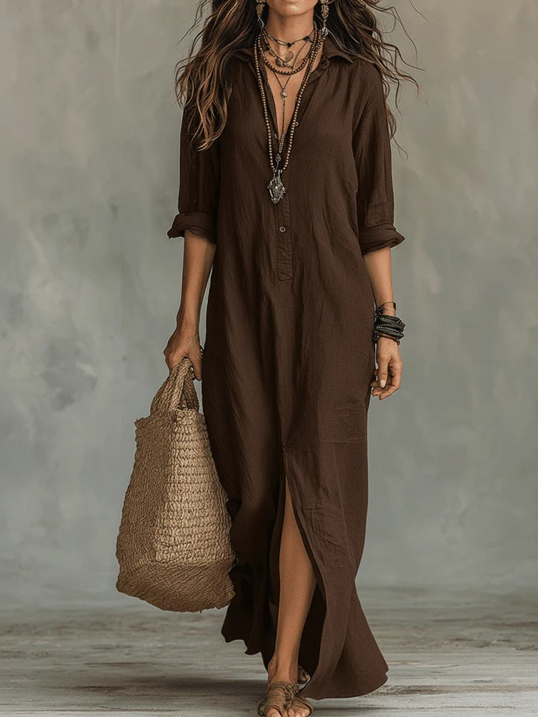 WILLOW - Robe Maxi Fluide