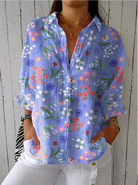 Dorothy – Blouse fleurie prairie