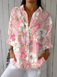 Anne – Blouse florale chic