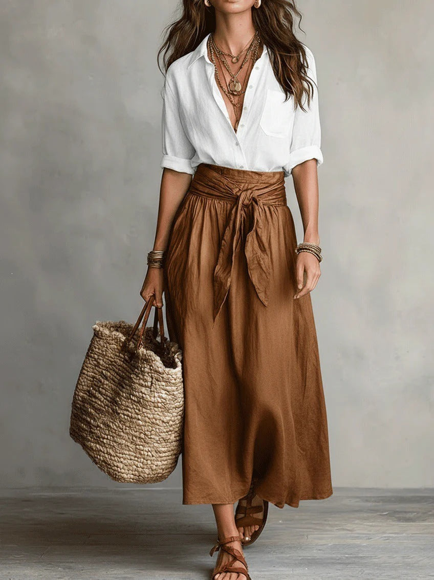 SAGE - Ensemble Bohème Chic 2 Pièces