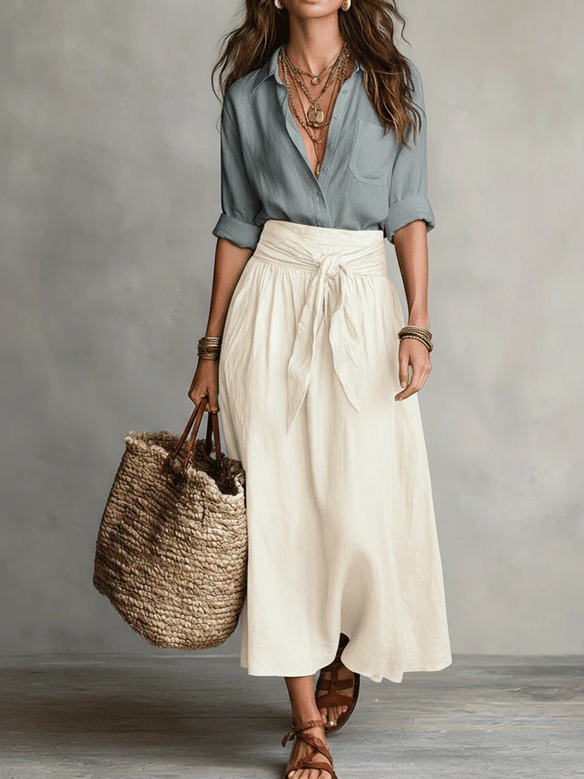 SAGE - Ensemble Bohème Chic 2 Pièces