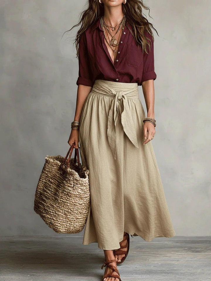 SAGE - Ensemble Bohème Chic 2 Pièces