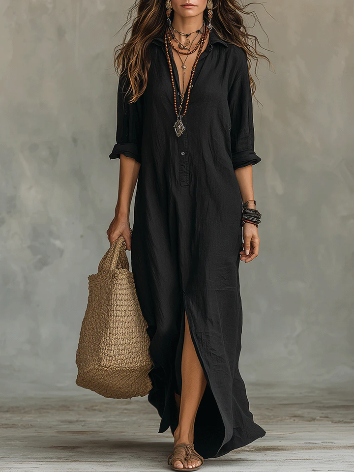 WILLOW - Robe Maxi Fluide