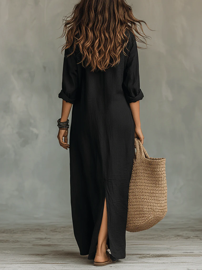 WILLOW - Robe Maxi Fluide