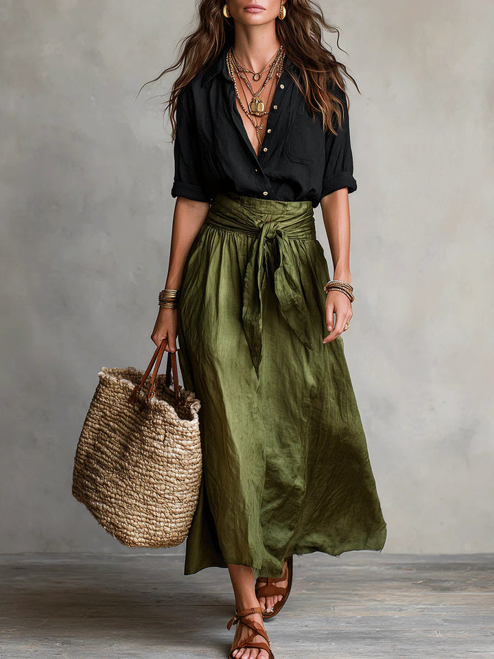 SAGE - Ensemble Bohème Chic 2 Pièces