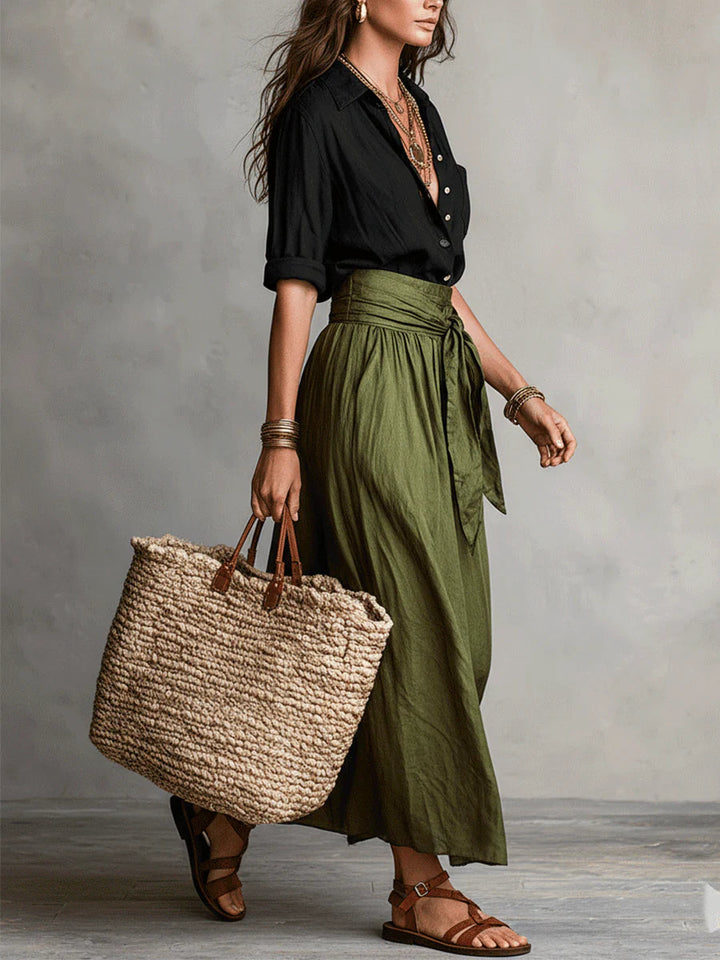SAGE - Ensemble Bohème Chic 2 Pièces