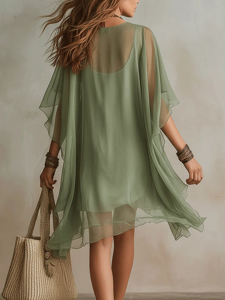 Colleen - Robe Courte Bohème Chic
