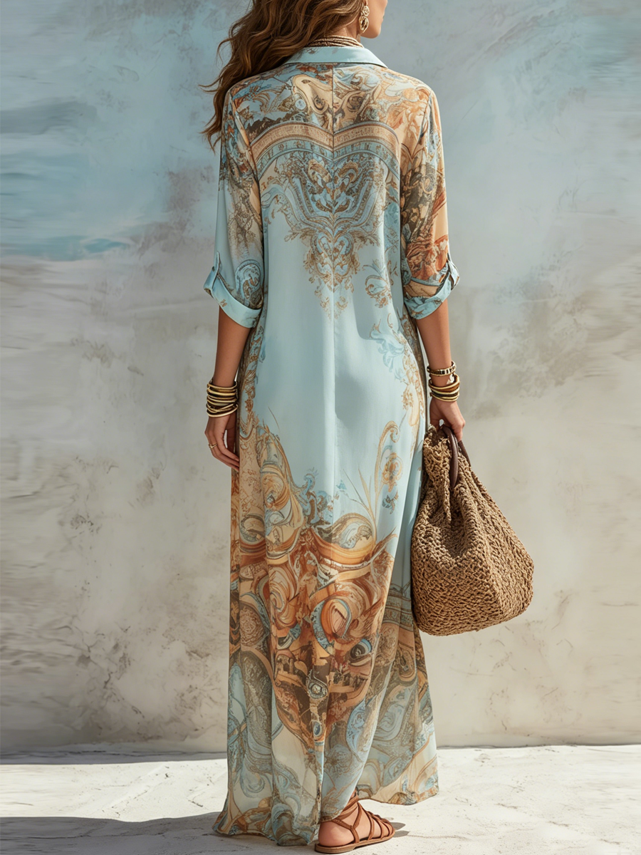 Nehla - Robe Longue Bohème Chic