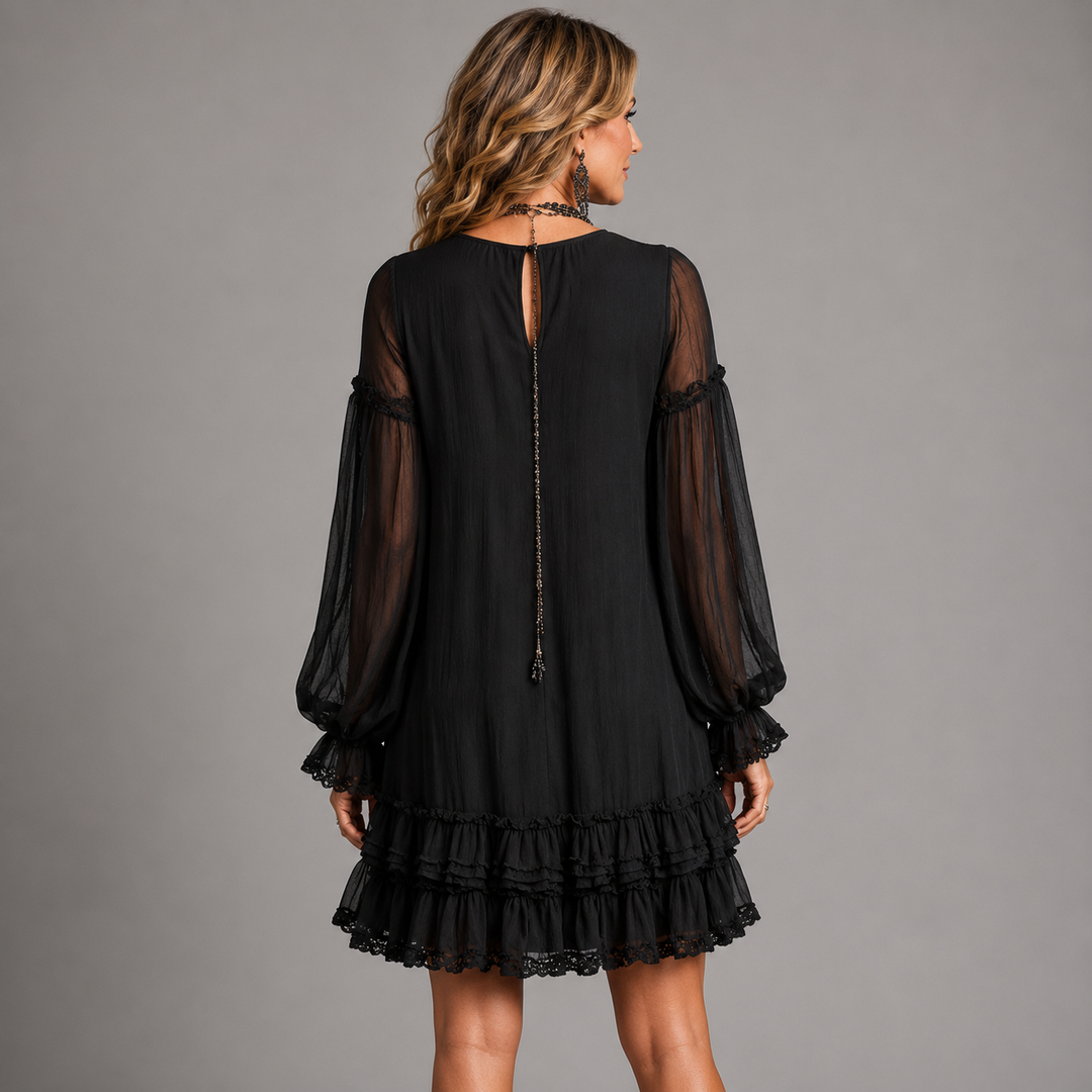 Oriella - Robe Courte Bohème Chic