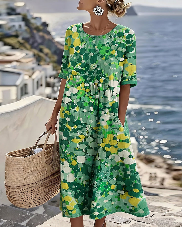 ELENA - Robe Fleurie d'été