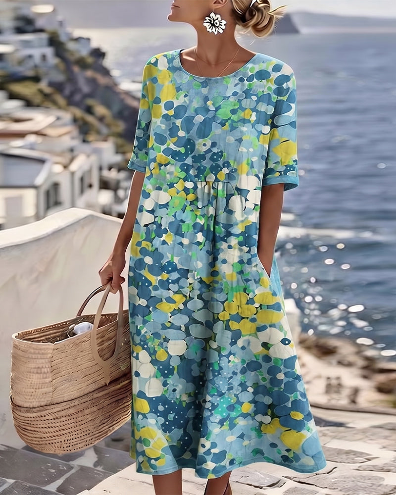 ELENA - Robe Fleurie d'été