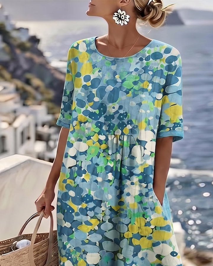 ELENA - Robe Fleurie d'été